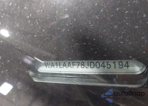 2018 Audi Q7 3.0T Premium from USA, damaged, VIN WA1LAAF78JD045194